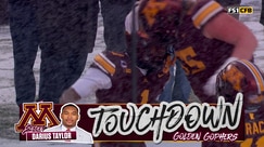 Darius Taylor bursts for 49-yard TD run, extending Minnesota's lead over Wisconsin 