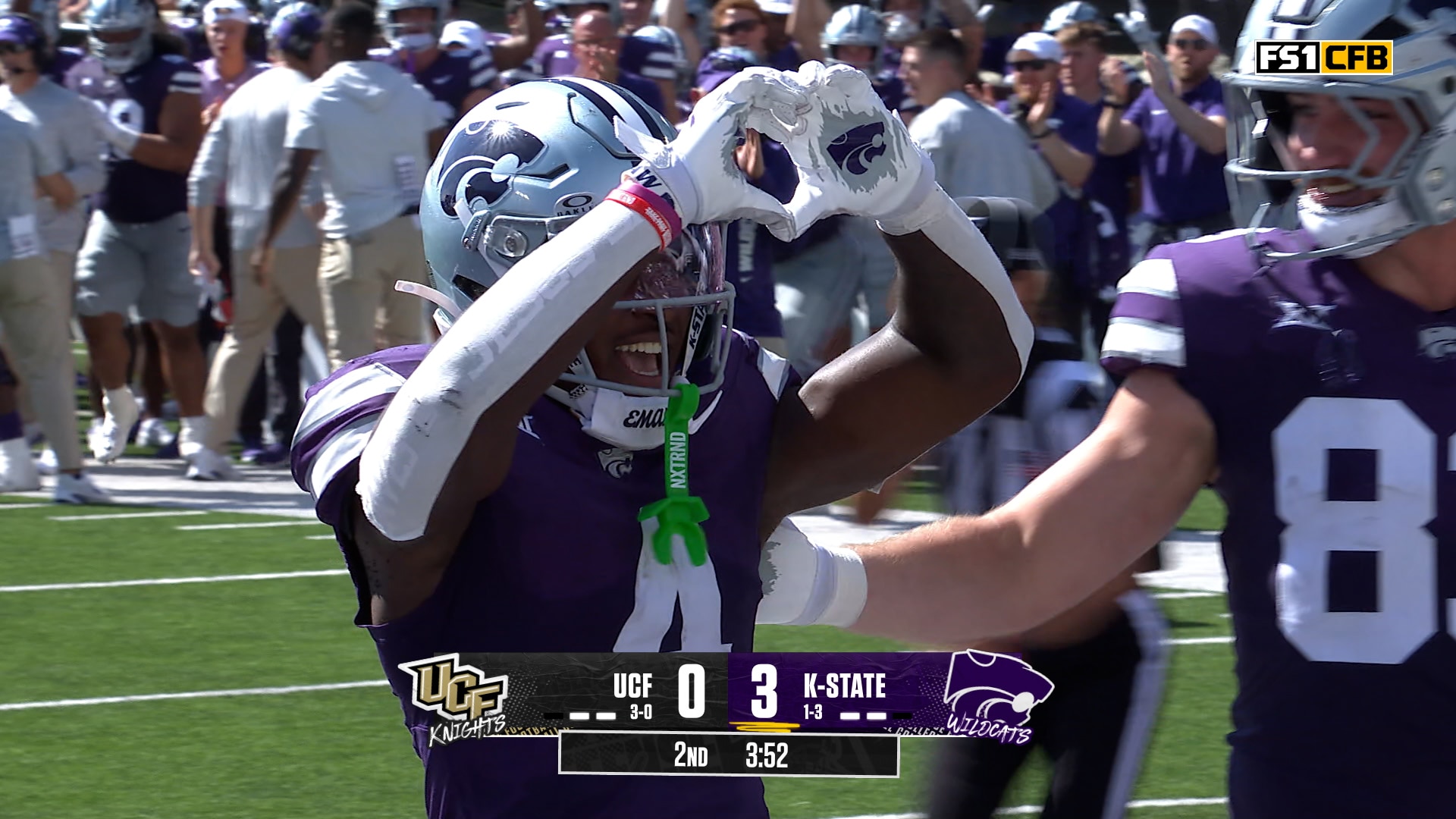 Joe Jackson's one-yard rushing TD extends Kansas State's lead vs. UCF