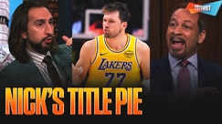 Luka Doncic, Lakers earn a nice slice of NBA Title Pie 👀 OKC, Knicks' slices increase | First Things First
