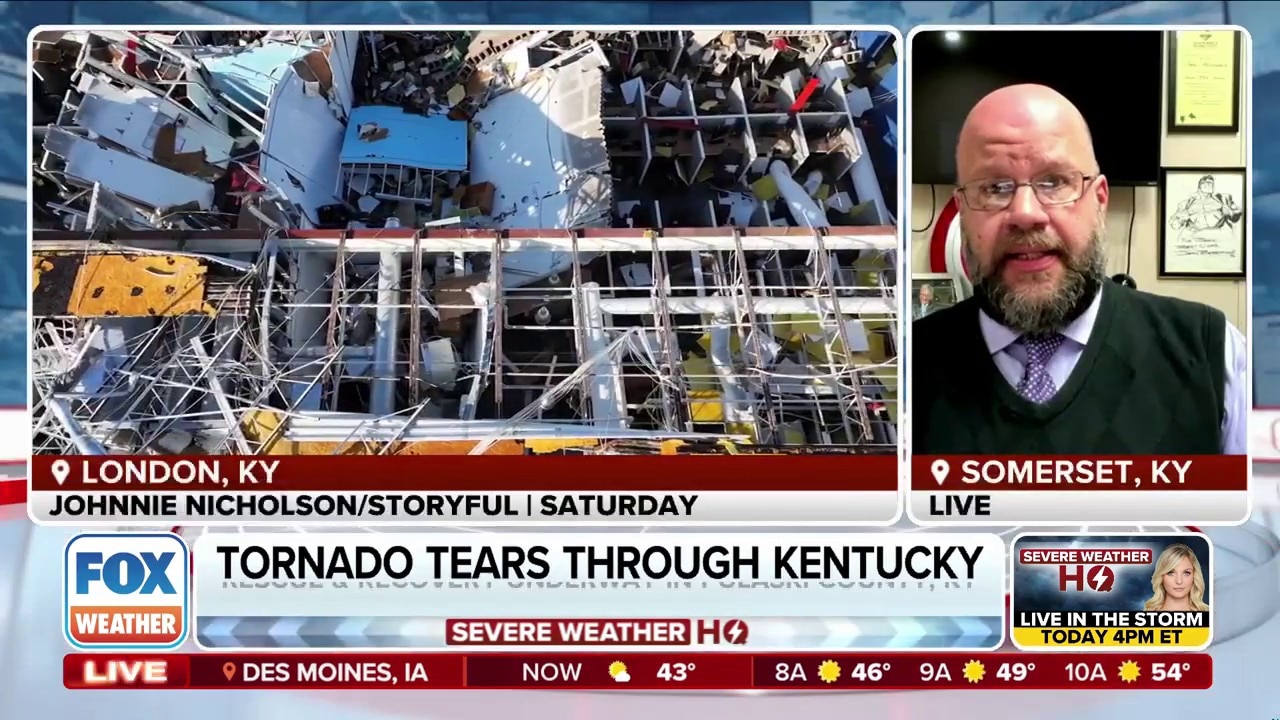 ‘It was devastating’: Kentucky tornado tears through Somerset leveling homes, businesses