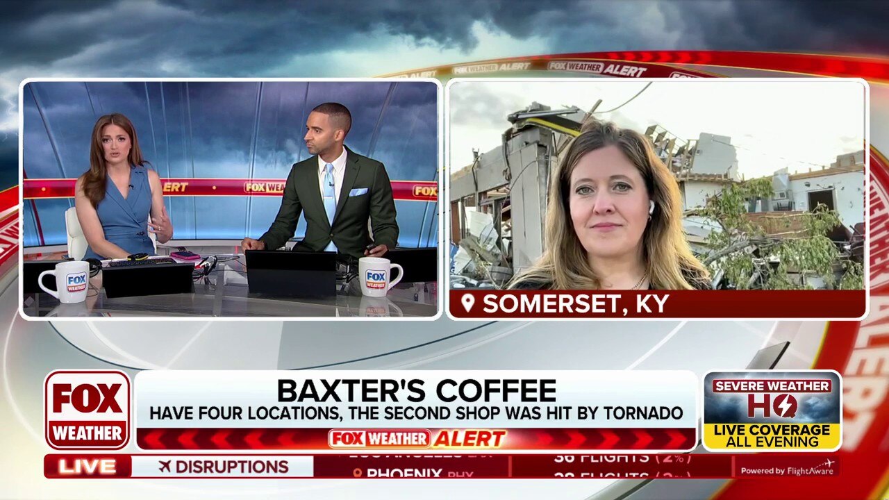 Tornado destroys family-run coffee shop in Somerset, Kentucky