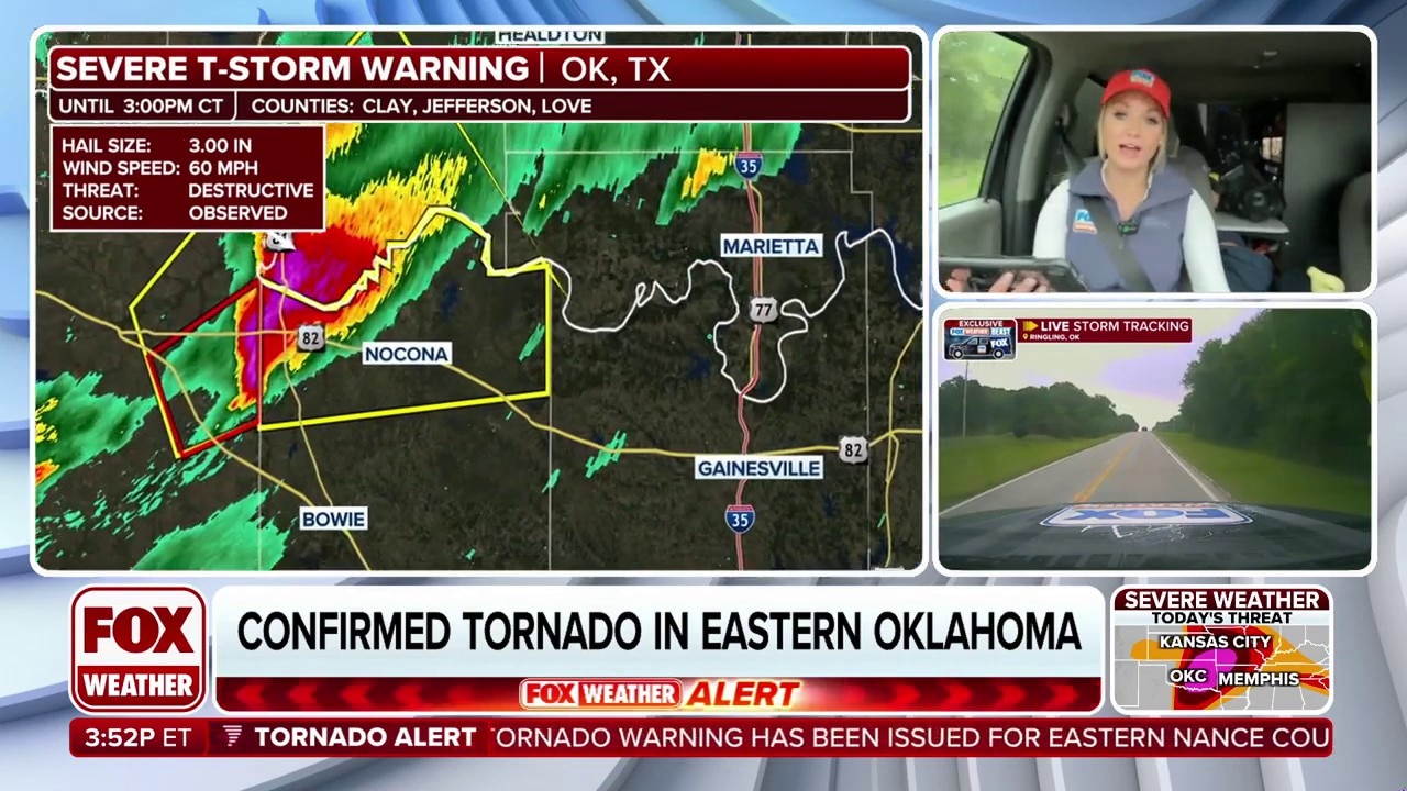 Tracking tornado-producing storms through Oklahoma