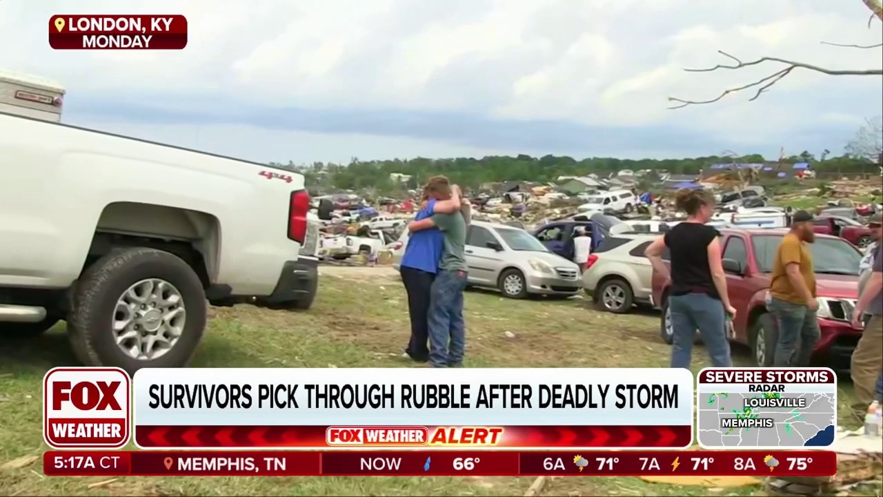 Recovery efforts continue in London, Kentucky, in wake of deadly tornadoes