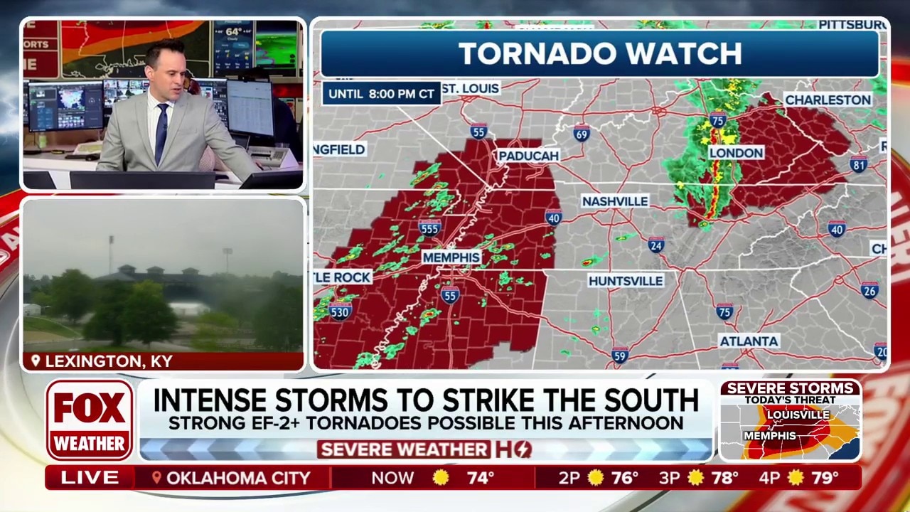 Watch Tornado Watches issued for South, storm-ravaged areas in Kentucky ...