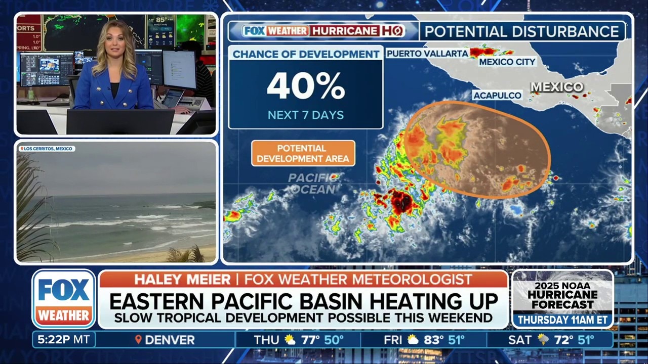 Eastern Pacific Basin starting to heat up with NHC tracking tropical disturbance