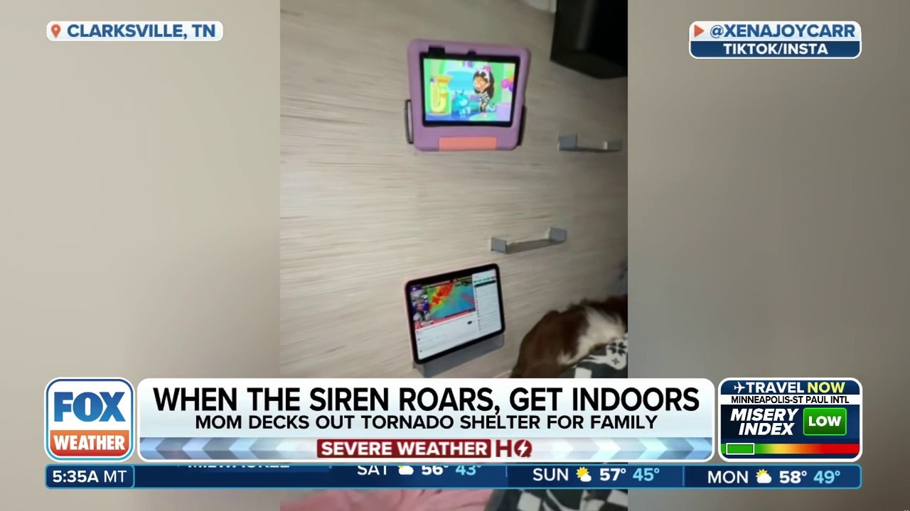 Tennessee mom gets creative when practicing tornado drills