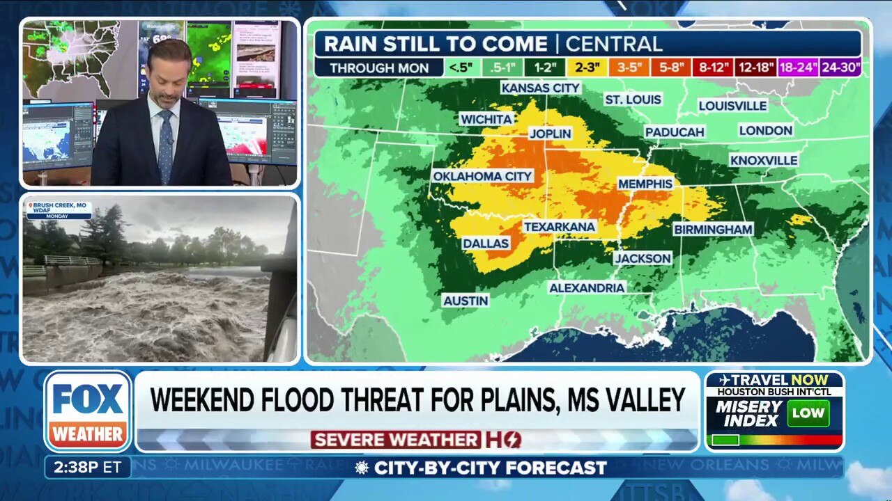 Memorial Day Weekend Forecast: Flash flooding risk across parts of the South