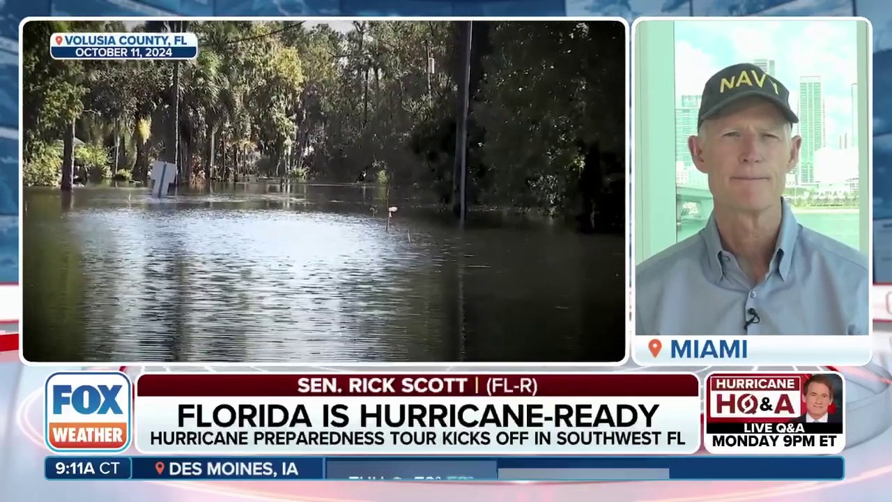 Florida Sen. Rick Scott tells residents how they should prepare ahead of hurricane season