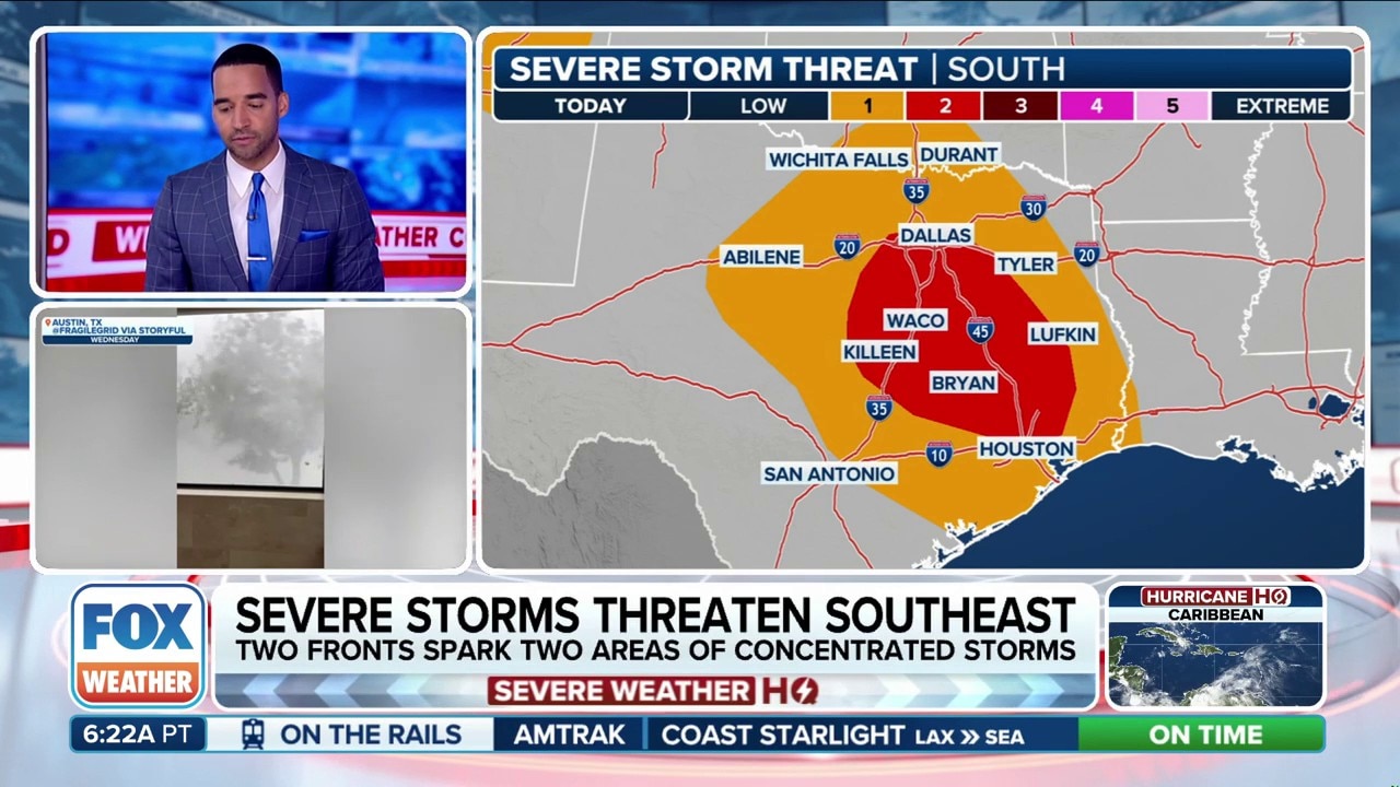 Millions in Dallas, Houston face severe weather threat on Sunday
