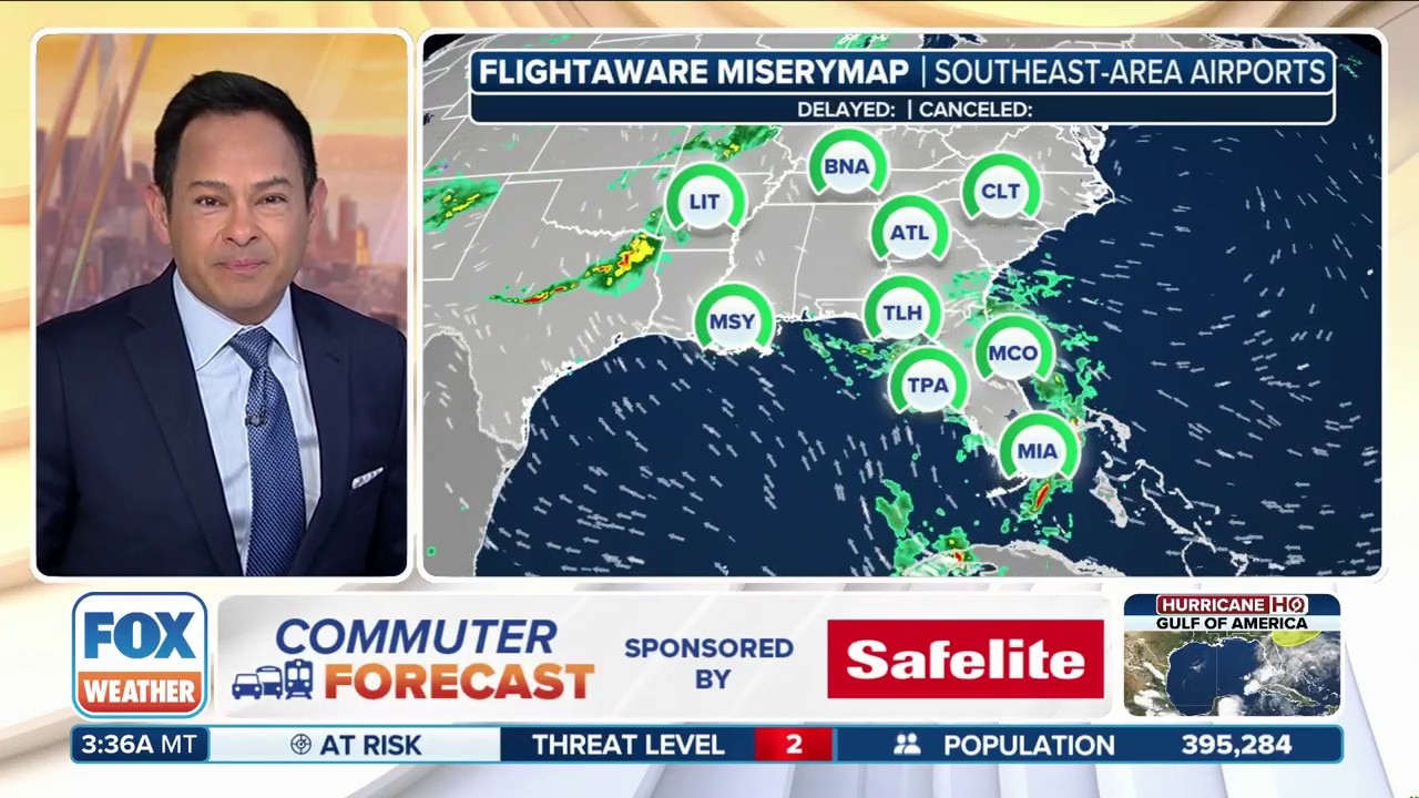 Safelite commuter forecast: Travel delays expected in Florida amid persistent flooding rain