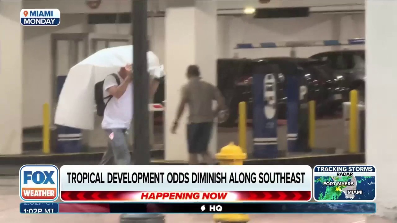 Rain, flooding expected along Southeastern coast this week