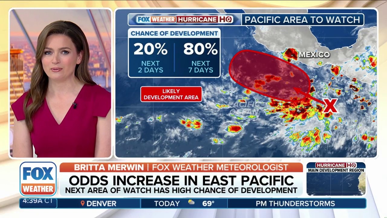 Odds increase for second named storm in Eastern Pacific off Mexico