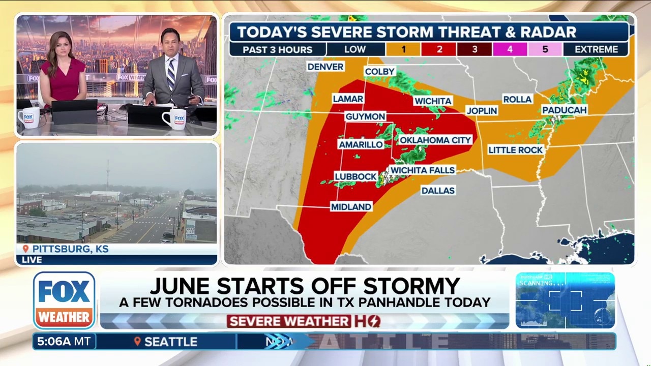 Millions from Plains to Northeast face severe weather threat on Thursday