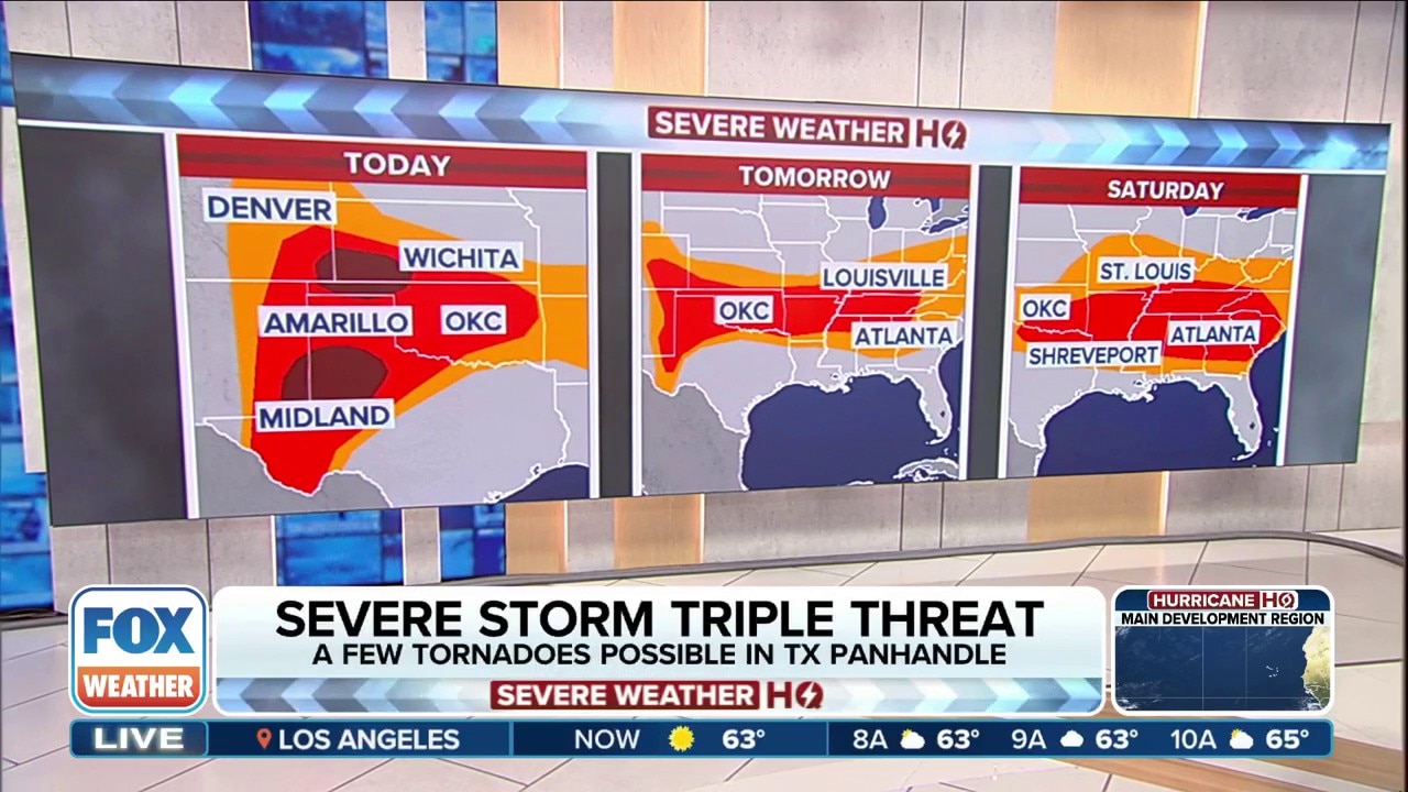 Millions across US at risk from multiday severe weather threat