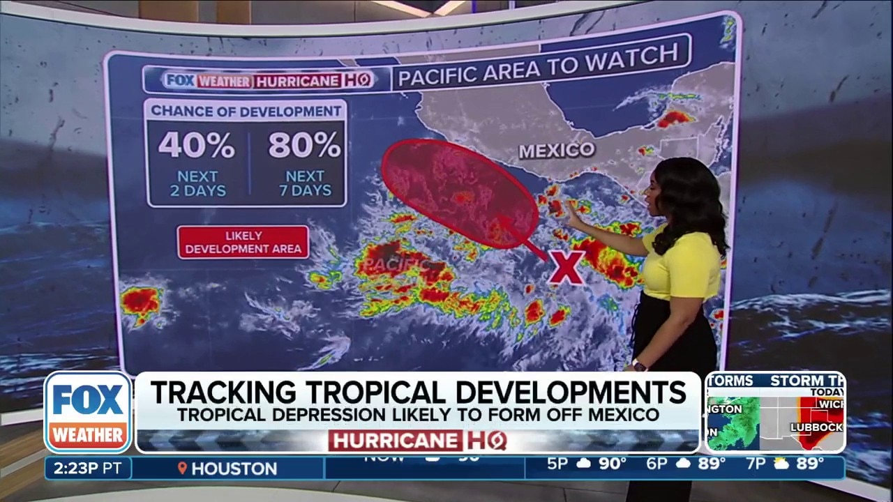 Tracking tropical development: New area to watch forms in eastern Pacific