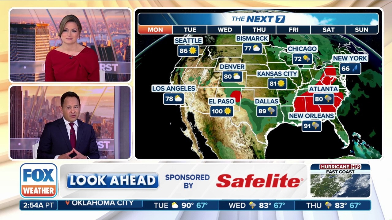 Safelite look ahead forecast: Severe storms likely again Monday across Southeast