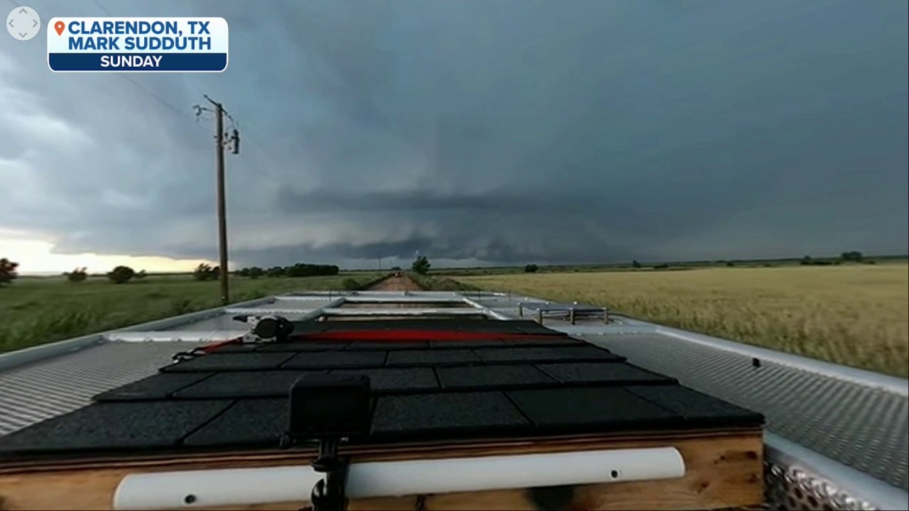 Watch: Supercell thunderstorm intercepted in Texas
