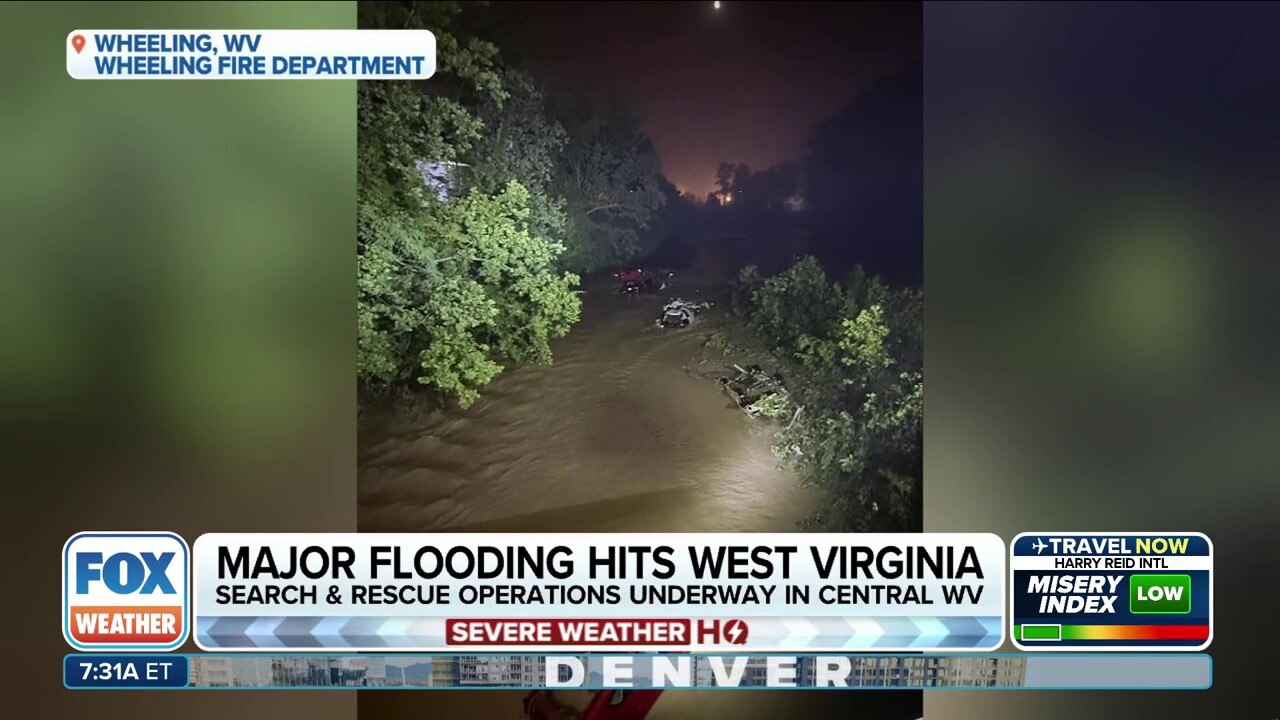 West Virginia hit with major flash flooding as flood, storm threat shifts to mid-Atlantic