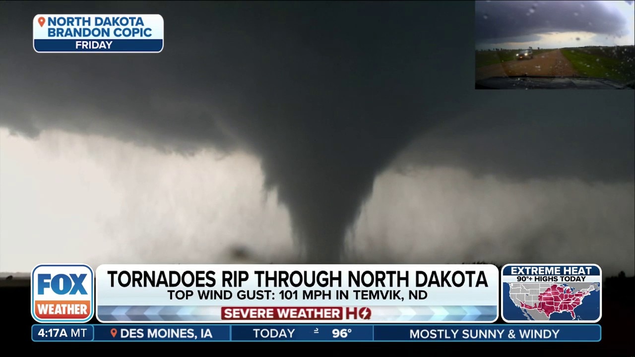 Deadly tornadoes sweep across North Dakota