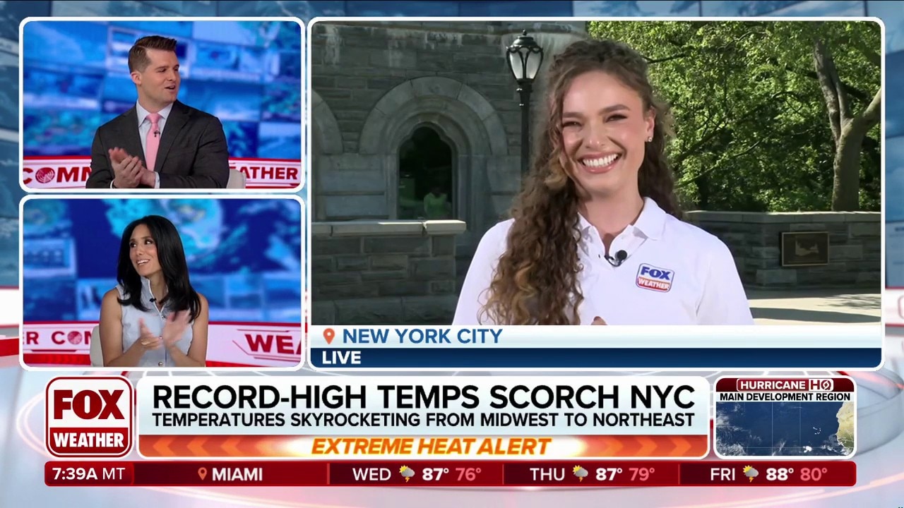 Meteorologist Bayne Froney joins FOX Weather from Central Park