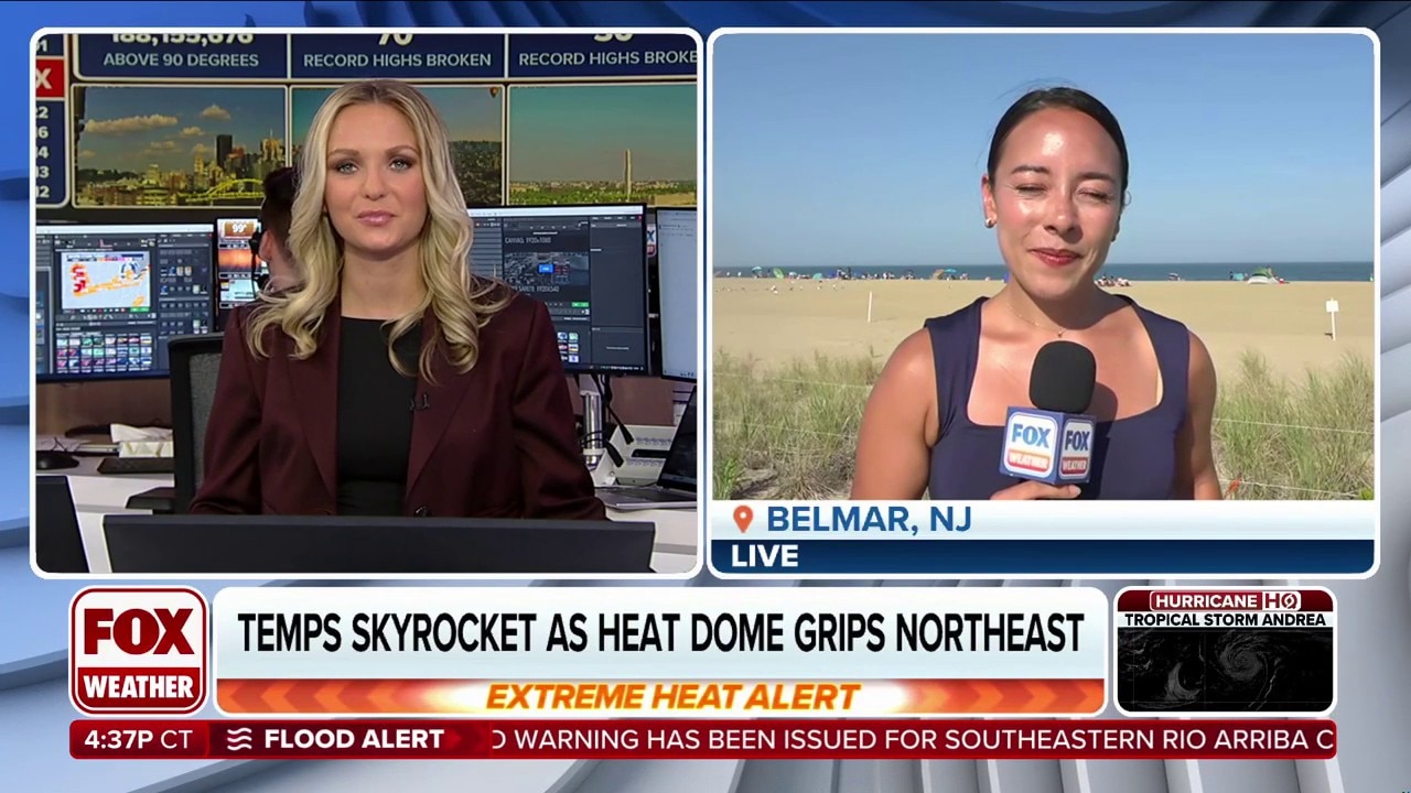 Northeasterners look to cool down amid first major heat wave of the summer 