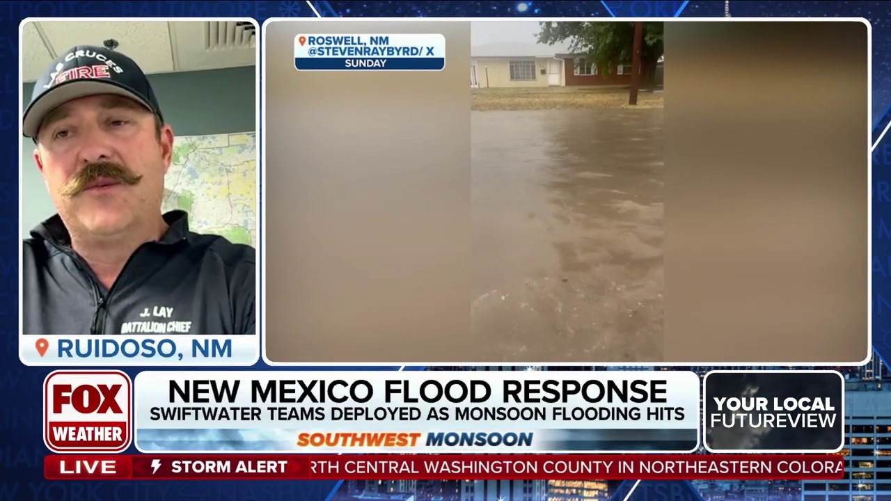 Las Cruces Fire Department responds to New Mexico floods