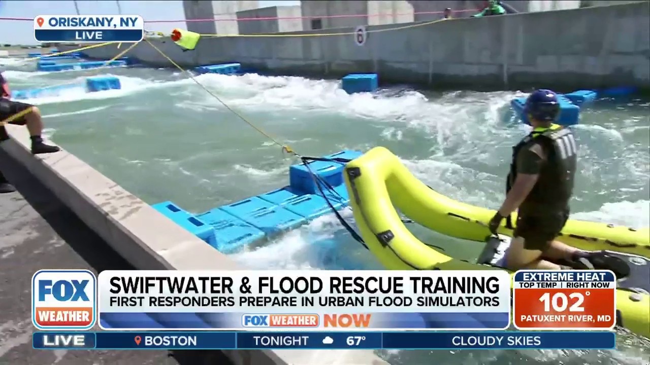 Watch First responders prepare for flash flood situations in urban ...