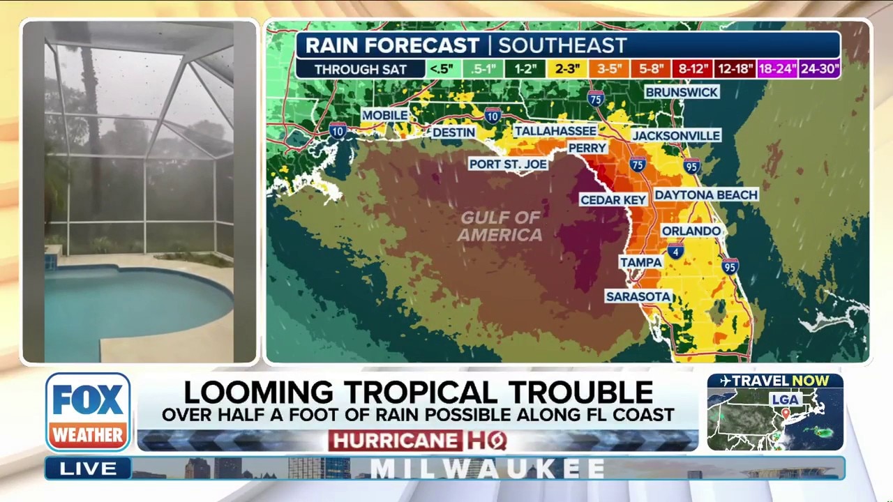 Flooding rain, thunderstorms to soak Florida as Fourth of July holiday weekend approaches