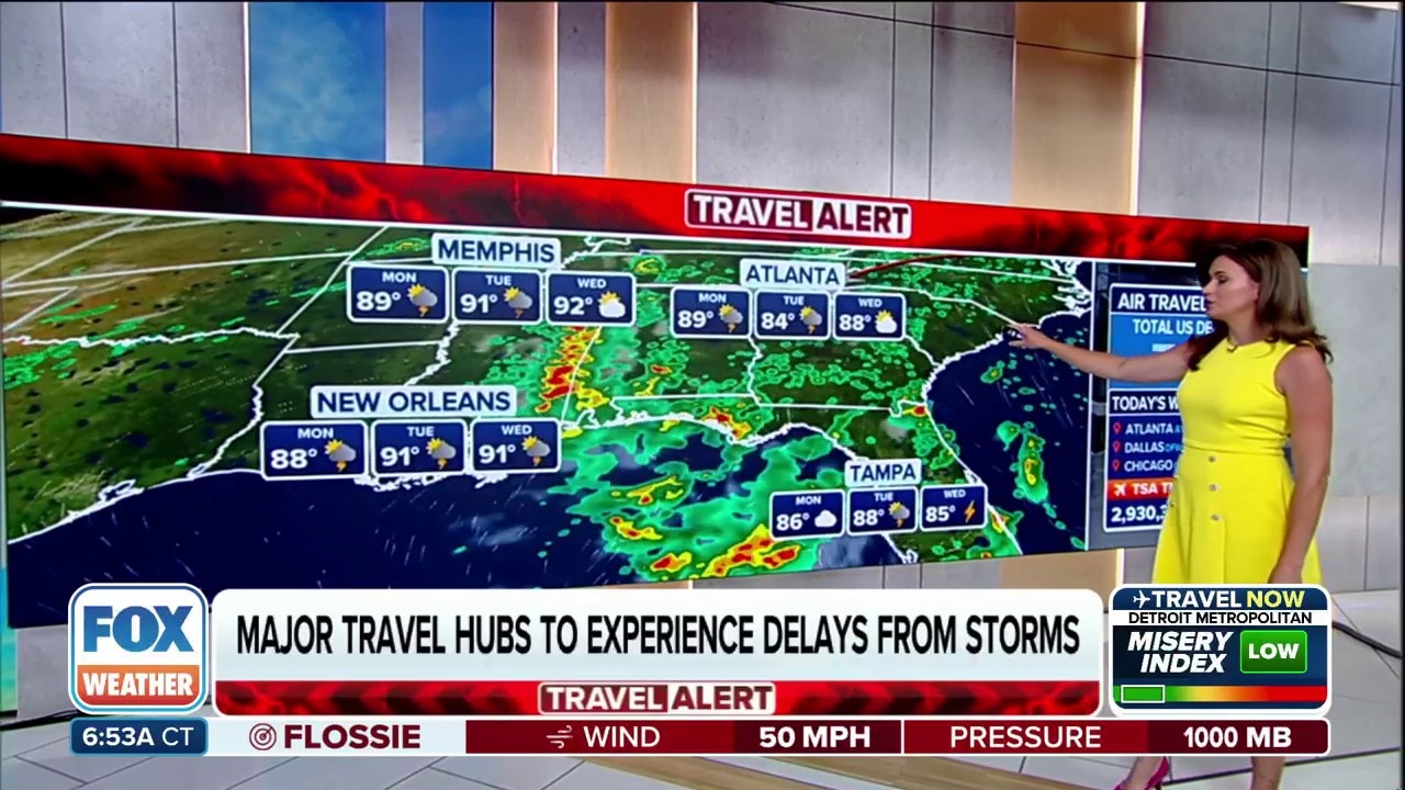 Millions of 4th of July travelers dodging storms all across the East