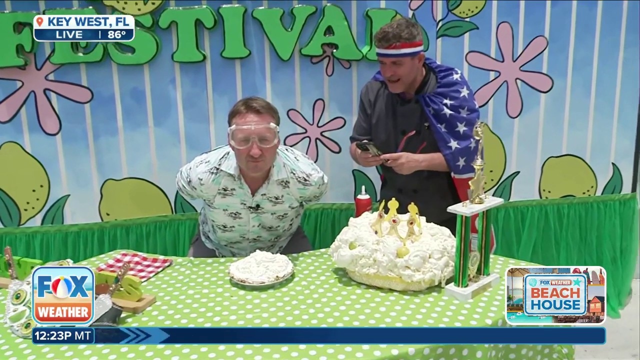 FOX Weather Correspondent Robert Ray is live from Key West, Florida, to indulge himself in the Key Lime festival