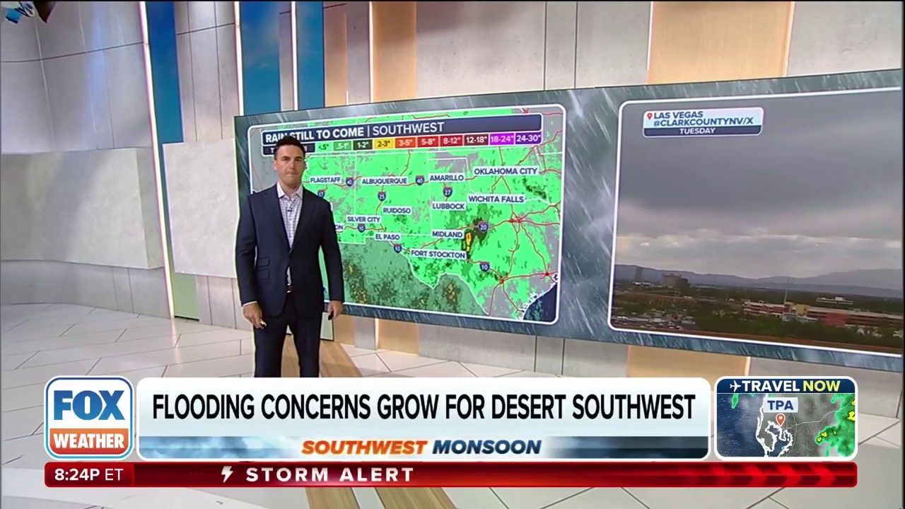 Monsoon season fires up in the Southwest