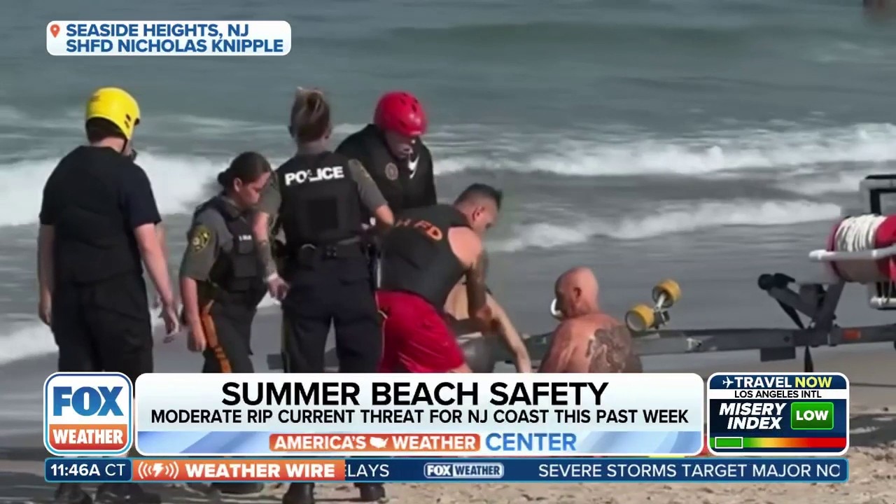 Learning summer beach safety amid New Jersey beach water rescues