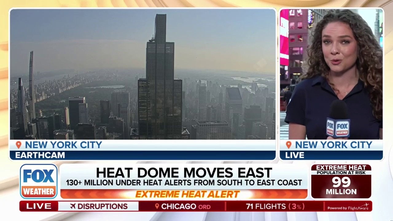 New York City braces for brutal heat dome with triple-digit feels-like temperatures