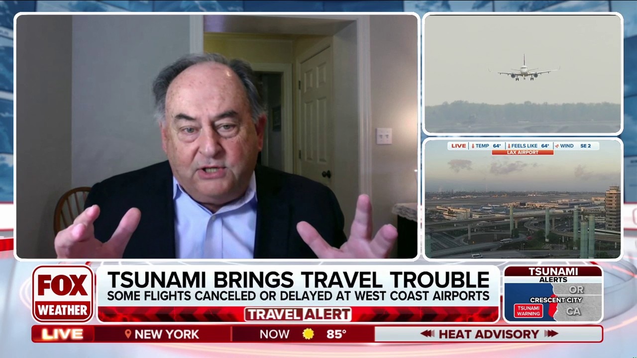 Tsunami impacts air travel across western U.S.