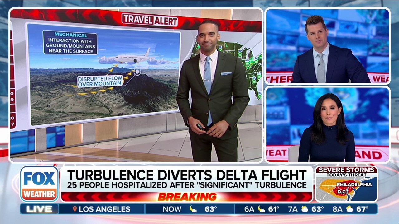 Dozens sent to hospital after turbulence hits Delta flight