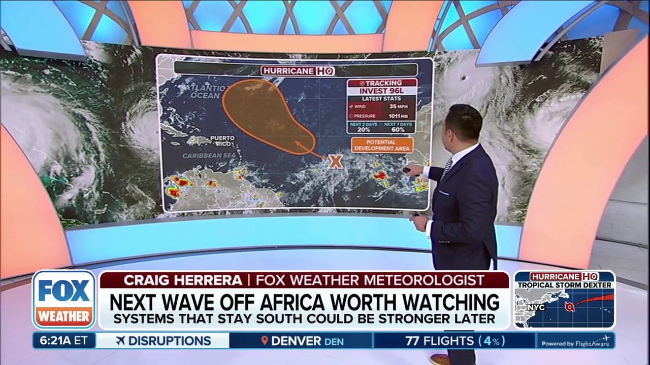 Invest 96L could become tropical depression in Atlantic this weekend