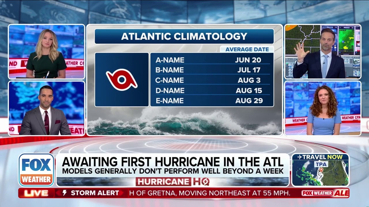 When will we see the first hurricane in the Atlantic this season? 