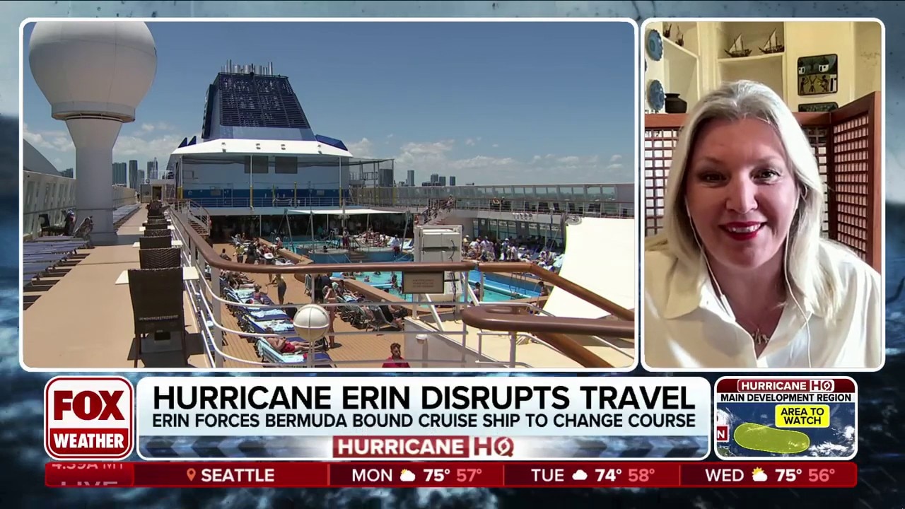 Cruise lines change itinerary to avoid Hurricane Erin