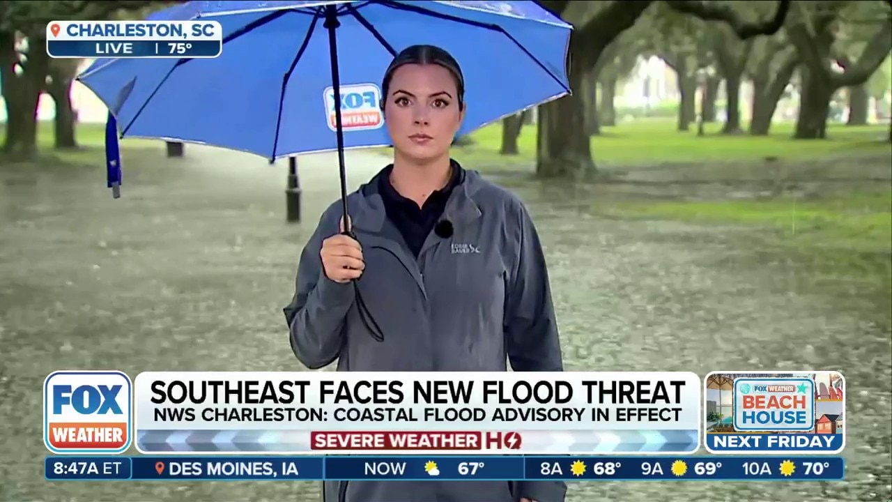 Heavy rain plagues Charleston for second day amid flash flood threat