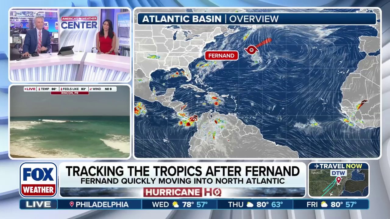 Tropical Storm Fernand could restrengthen before dissipating later this week