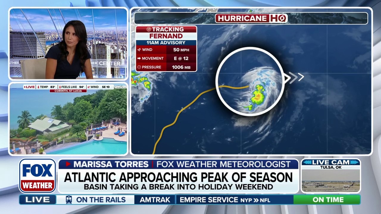 Fernand starts to fizzle in north Atlantic