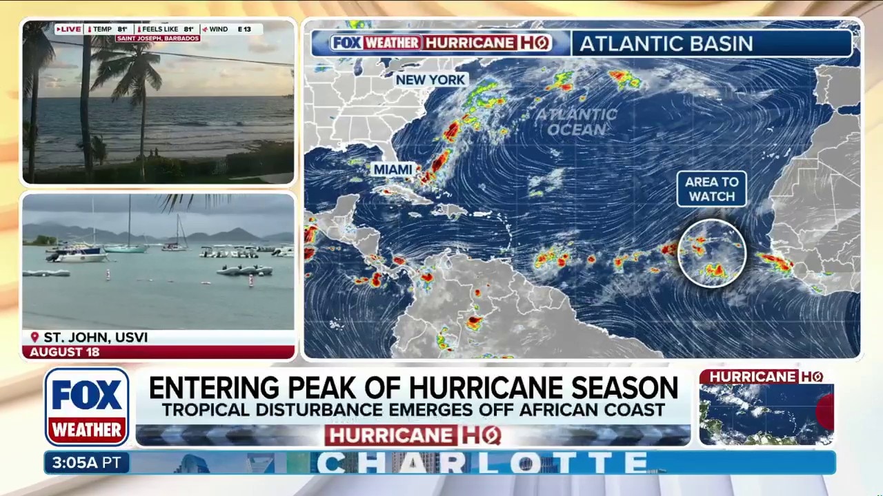 Tropical disturbance in Atlantic likely to become Tropical Depression 7 soon