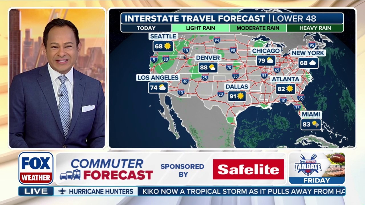 Safelite commuter forecast: Stormy weather could slow travel on roads, in the air