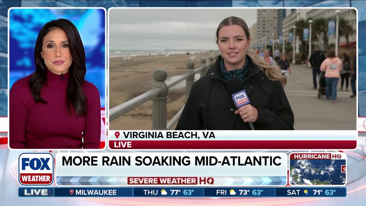 Coastal storm moves north after blasting Virginia Beach with third-wettest day in city history