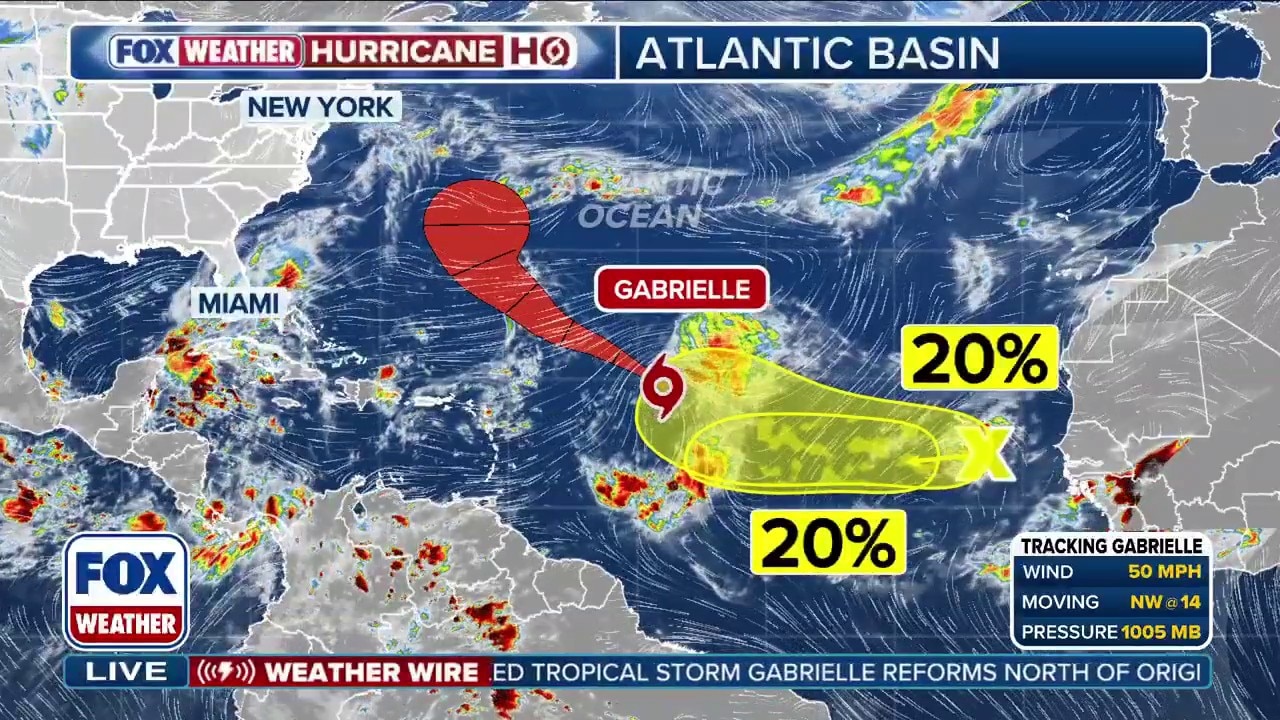 Watch Atlantic dry spells comes to an end with Tropical Storm Gabrielle ...