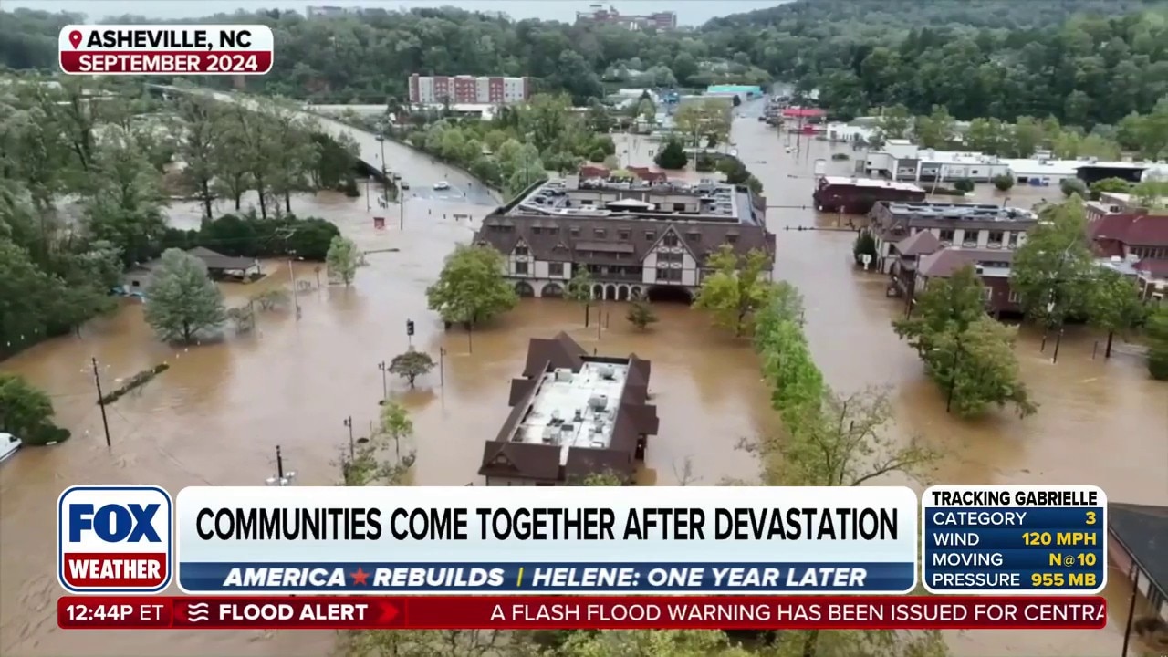 Asheville continues work to rebuild one year after Hurricane Helene