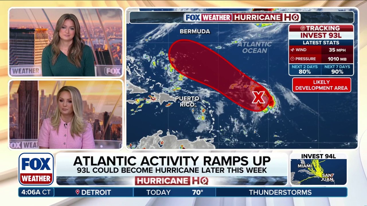 Invest 93L, 94L have high chance of developing into tropical depressions
