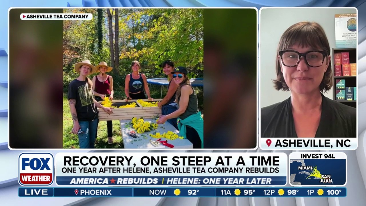 Asheville Tea Company reopens for business one year after Helene