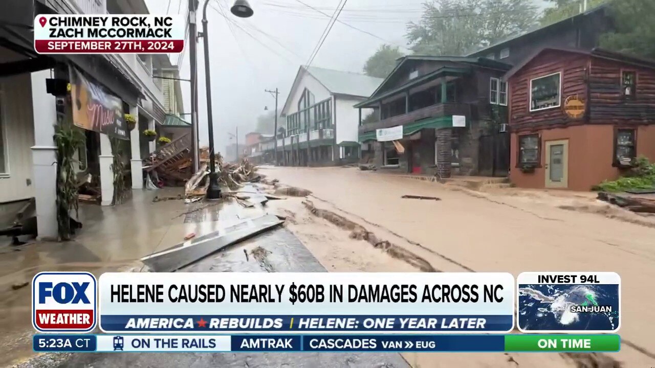 Watch A look at rebuilding efforts one year after Hurricane Helene ...