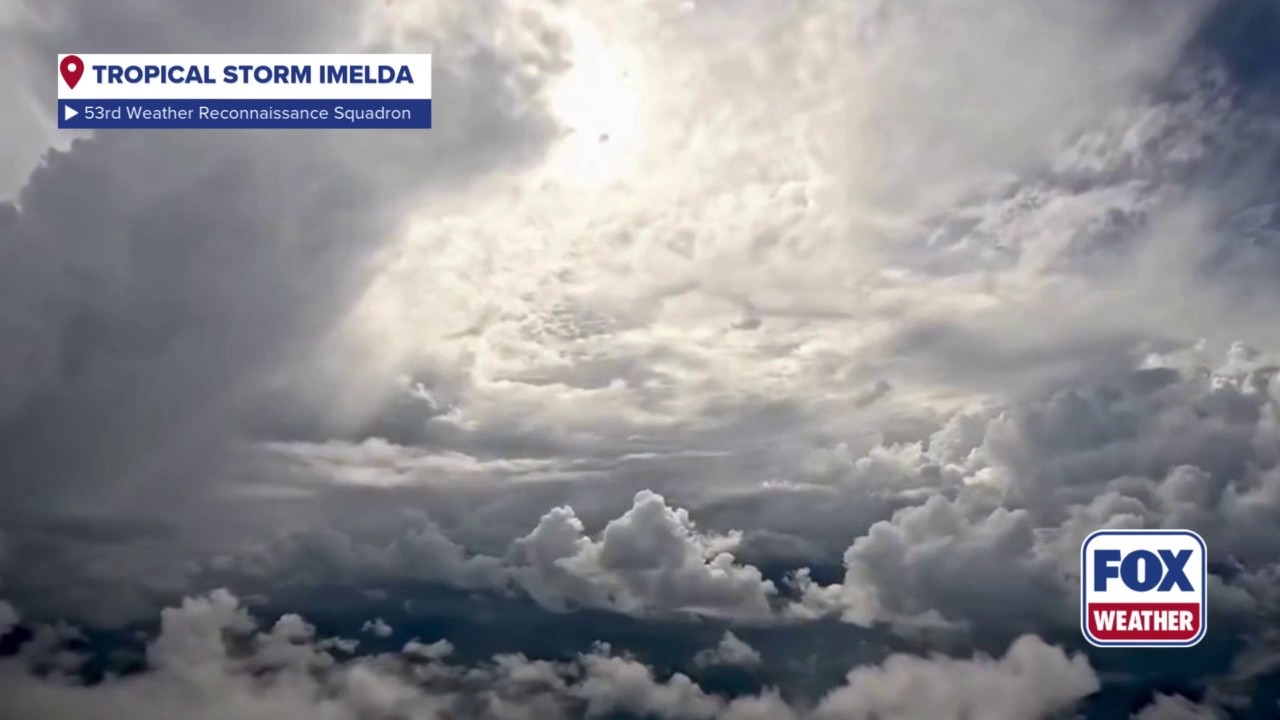 Hurricane Hunters fly inside Tropical Storm Imelda 